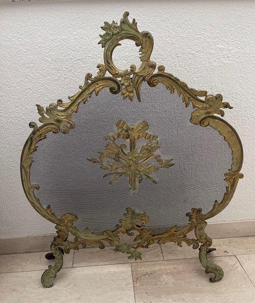 Louis XV stijl Haardscherm - Accessoire de cheminée - Bronze, Antiquités & Art, Antiquités | Meubles | Chaises & Canapés