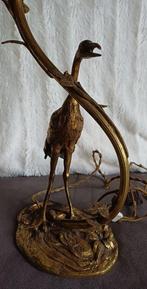 Tafellamp - Brons - Lamp en goudkleurig brons, Antiek en Kunst