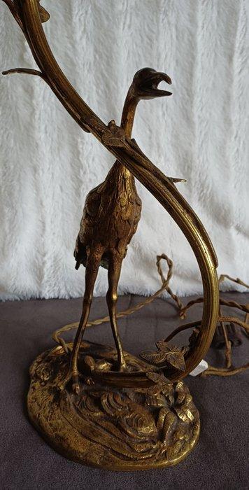 Tafellamp - Brons - Lamp en goudkleurig brons, Antiek en Kunst, Curiosa en Brocante