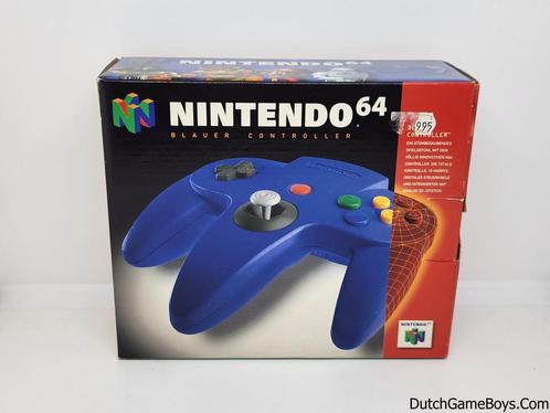 Nintendo 64 / N64 - Controller - Blue - Boxed - NOE, Consoles de jeu & Jeux vidéo, Consoles de jeu | Nintendo 64, Envoi