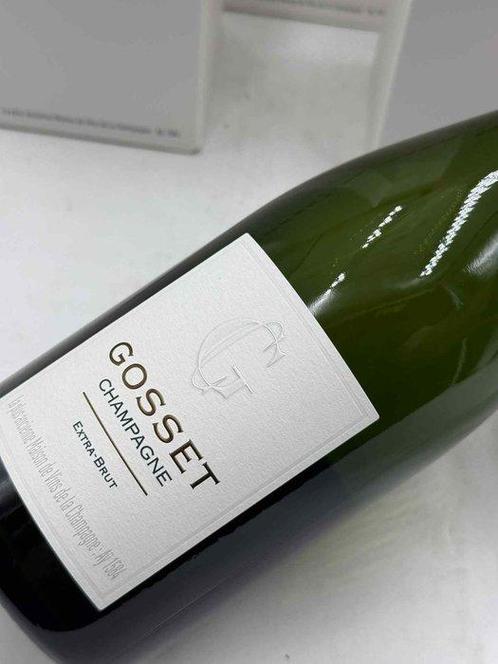 Gosset - Champagne Extra Brut - 6 Flessen (0.75 liter), Verzamelen, Wijnen