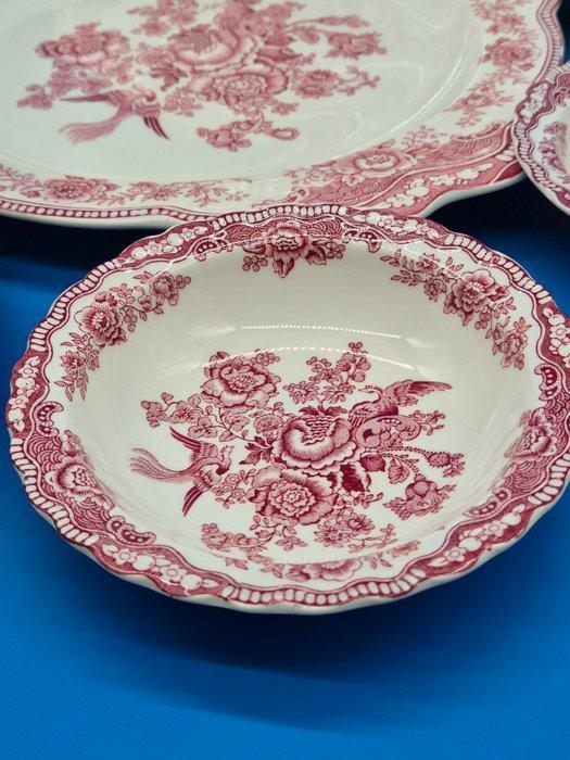 Crown Ducal – „Bristol“ – Speiseservice in Rot – English, Antiek en Kunst, Antiek | Meubels | Tafels