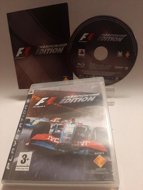 Formula 1 Championship Edition Playstation 3, Consoles de jeu & Jeux vidéo, Jeux | Sony PlayStation 3, Enlèvement ou Envoi