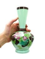 Vase Victorien en opaline uranifère - Vase - Ouraline