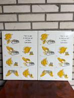 Emaille reclameborden - Set van 2 originele emaille borden –