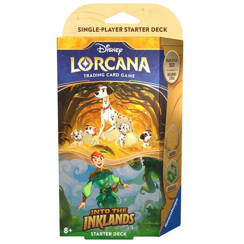Disney Lorcana: Into the Inklands Starter Deck Pongo en Pete, Hobby & Loisirs créatifs, Jeux de cartes à collectionner | Autre