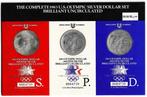 Verenigde Staten. Olympic Silver Dollar set (3) 1983 San, Postzegels en Munten