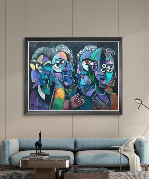 Andrzej Gudaski - Bad boys XXL, Antiek en Kunst, Kunst | Schilderijen | Modern
