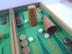 Magnifique Backgammon caisse en noyer excellent etat 2, Antiquités & Art