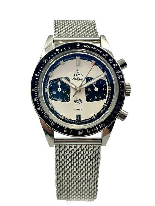 Yema - Rallygraf MECA-QUARTZ Panda Chronographe -, Handtassen en Accessoires, Horloges | Heren