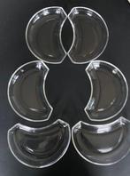 Val Saint Lambert - Bord - Belle série de 6 assiettes