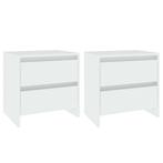 Wit Nachtkastje Set | OP = OP | 40% Voordeel!, Huis en Inrichting, Slaapkamer | Nachtkastjes, Verzenden, Nieuw, 45 tot 65 cm, Minder dan 55 cm