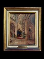 José Montenegro Capell (1853-1929) - Vista del altar mayor, Antiek en Kunst