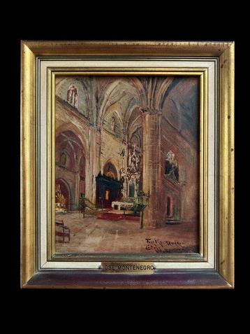 José Montenegro Capell (1853-1929) - Vista del altar mayor