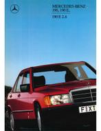 1988 MERCEDES BENZ 190 BROCHURE ITALIAANS, Livres, Autos | Brochures & Magazines