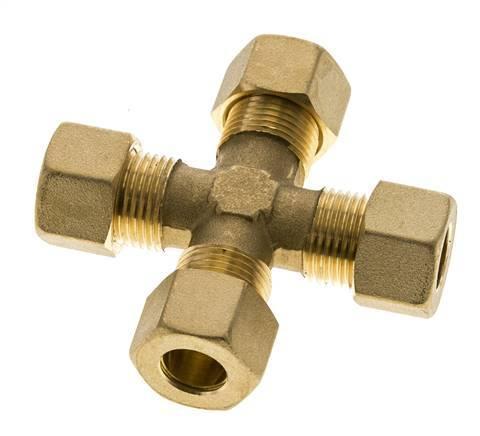 12mm Messing Kruissok Knelfitting DIN EN 1254-2, Doe-het-zelf en Bouw, Overige Doe-Het-Zelf en Bouw, Verzenden