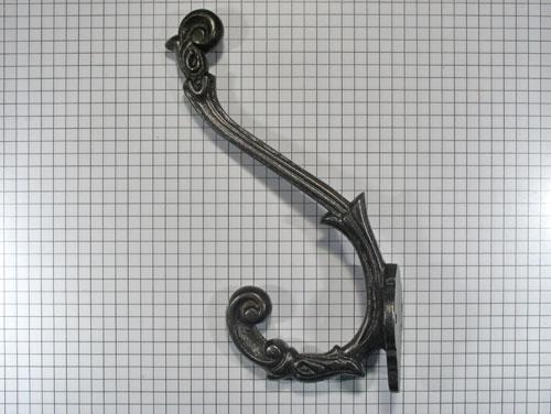 Hoed en jashaak, bewerkt, ijzer blank, Huis en Inrichting, Woonaccessoires | Kapstokken, Nieuw, Overige materialen