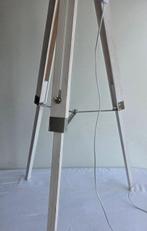 Staande lamp - Chroom, Hout