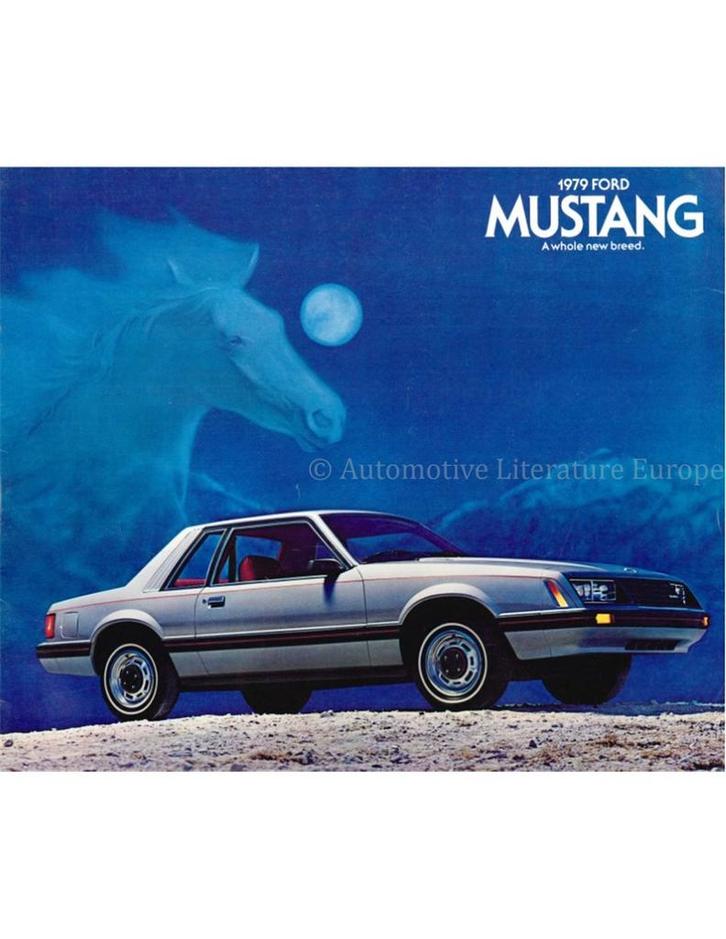1979 FORD MUSTANG BROCHURE ENGELS (USA), Boeken, Auto's | Folders en Tijdschriften, Ophalen of Verzenden