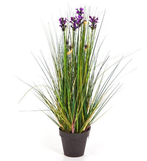 Kunstplant Lavendel Gras 60 cm, Huis en Inrichting, Kamerplanten, Verzenden