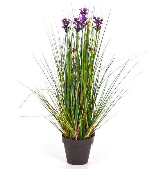Kunstplant Lavendel Gras 60 cm, Huis en Inrichting, Kamerplanten, Verzenden