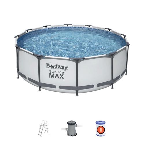 Steel Pro Max zwembad 366x100 cm (set), Jardin & Terrasse, Piscines, Envoi