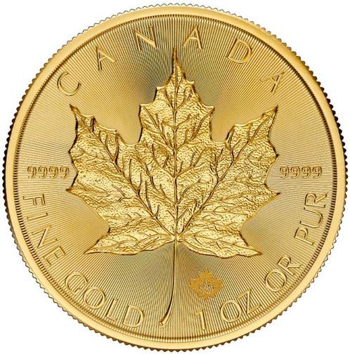 Canada. 50 Dollars Maple Leaf 2025 1 oz Goldmünze Gold Coin, Postzegels en Munten, Edelmetalen en Baren