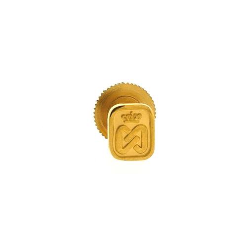 Gouden jubileum speld Albert Heijn; AH (vintage, Supermarkt), Handtassen en Accessoires, Broches, Overige kleuren, Gebruikt, Goud