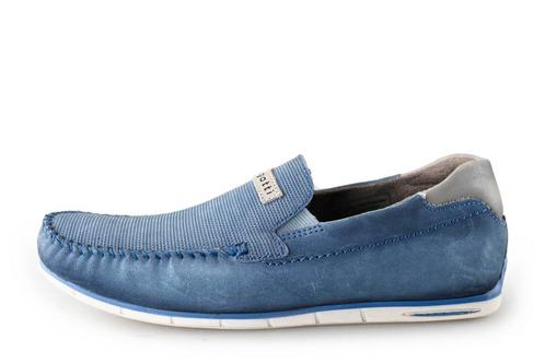 Bugatti Instappers in maat 42 Blauw | 5% extra korting, Kleding | Heren, Schoenen, Blauw, Zo goed als nieuw, Overige typen, Verzenden