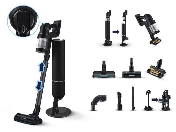 Samsung VS28C9784QK - Steelstofzuiger - 280W zuigkracht -, Electroménager, Aspirateurs, Envoi