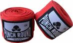 PunchR™ Punch Round™ HQ Bandage Rood Hand Wraps No Stretch, Verzenden, Nieuw, Overige, Vechtsportbescherming