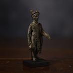 Oud-Romeins beeldje van de God Mercurius (Hermes) - 9 cm
