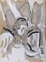 Marc Chagall (1887-1985) - La Bible : Ange avec épée