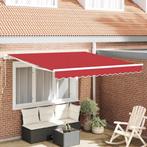 vidaXL Handmatige Inklapbare Luifel Rood 300x250 cm, Verzenden, Nieuw