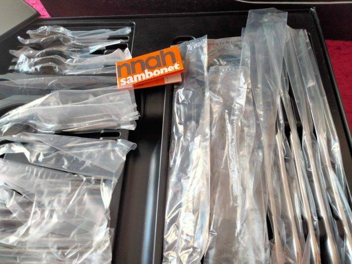 Sambonet - Bestekset voor 6 personen (31) - Staal, Antiek en Kunst, Antiek | Meubels | Tafels