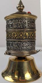 Antiek Gebedsmolen of gebedswiel - Brons / koper - 1980-1990