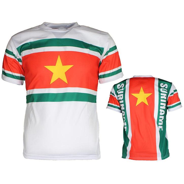 Suriname Vlag Voetbal Sport T-Shirt, Kleding | Heren, T-shirts