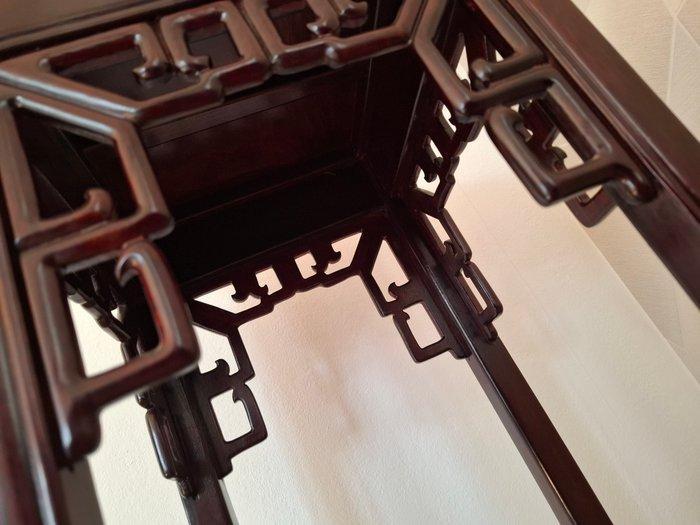 Table à plantes - Acajou - Chine - Piédestal en bois de, Antiek en Kunst, Antiek | Overige Antiek