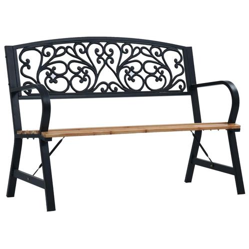 vidaXL Banc de jardin 120 cm Bois, Jardin & Terrasse, Ensembles de jardin, Neuf, Envoi