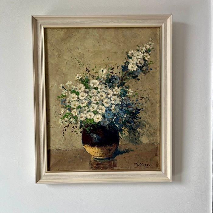 Marc Ottee (1898-1982) - Bloemstilleven, Antiquités & Art, Art | Peinture | Classique
