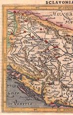 Europa - Kroatië; J. Hondius / Mercator - Slavonia, Croatia,, Boeken, Atlassen en Landkaarten, Nieuw