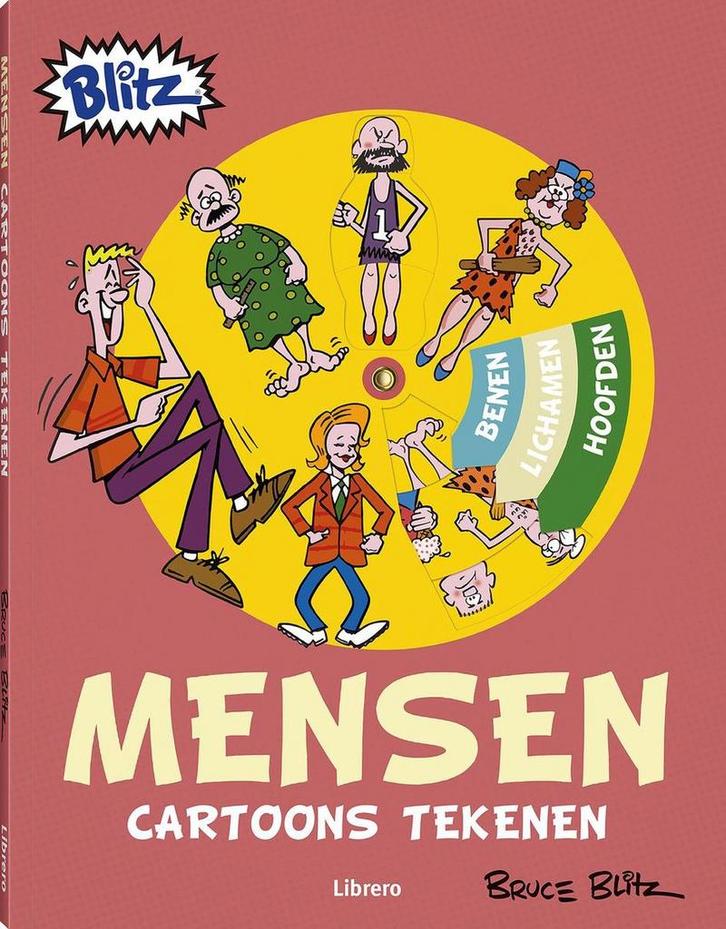 Cartoons tekenen Mensen 9789463594509 Bruce Blitz, Boeken, Hobby en Vrije tijd, Zo goed als nieuw, Verzenden