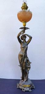Théophile-François Somme - Lampe à huile - Alliage inconnu