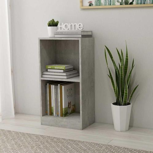 vidaXL Boekenkast 40x24x75 cm bewerkt hout betongrijs, Huis en Inrichting, Kasten | Boekenkasten, Nieuw, Verzenden