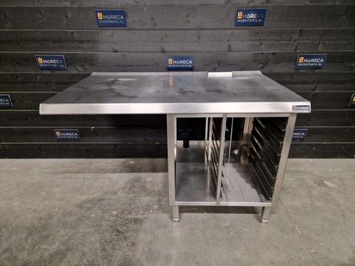 Onderstel voor oven of combisteamer | RVS | 145 cm, Zakelijke goederen, Horeca | Keukenapparatuur, Gebruikt