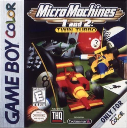 Micro Machines 1 and 2 Twin Turbo (Losse Cartridge) + Han..., Games en Spelcomputers, Games | Nintendo Game Boy, Zo goed als nieuw