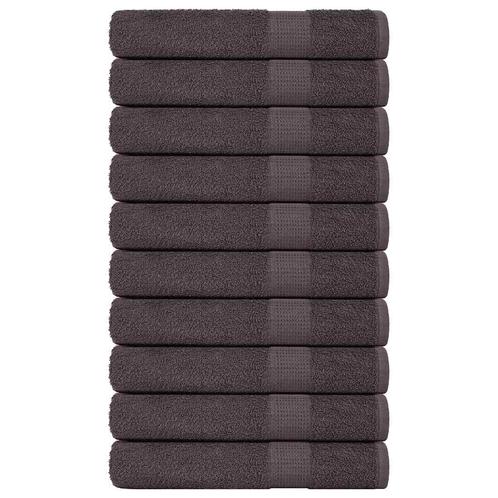 vidaXL Handdoeken 10 st 100x200cm 360g/m² 100% katoen, Huis en Inrichting, Badkamer | Badtextiel en Accessoires, Nieuw, Verzenden