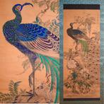 Flower and Bird - Wisteria and Peony - PeafowlPeacock -