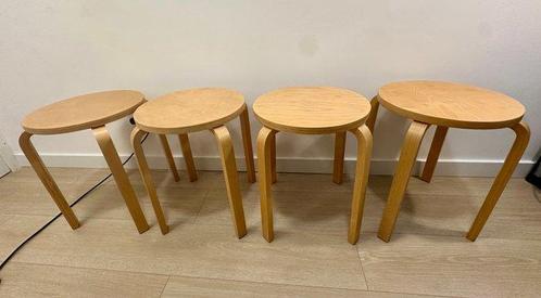 IKEA - Gillis Lundgren - Kruk (4) - Frosta - Hout - IKEA, Antiek en Kunst, Antiek | Meubels | Stoelen en Sofa's