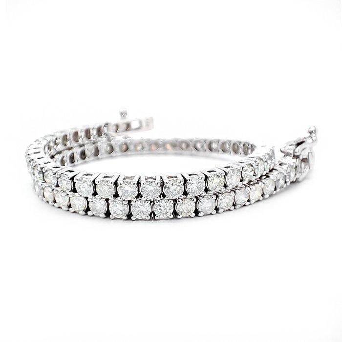 Zonder Minimumprijs - Armband - 14 karaat Witgoud - 4.04ct., Handtassen en Accessoires, Armbanden